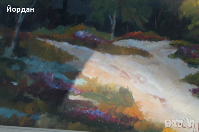 Стара Шведска картина автор Осуалд Шалин , снимка 10 - Колекции - 41447780