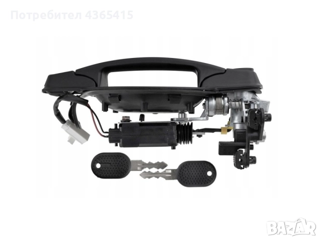 Външна дръжка за багажник с моторче, патронник и ключове за Fiat Doblo MK1 (2000-2010) 735309964, снимка 5 - Части - 52360866