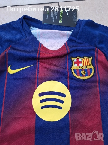 Детски екип Ламин Ямал Барселона , снимка 4 - Футбол - 52737120