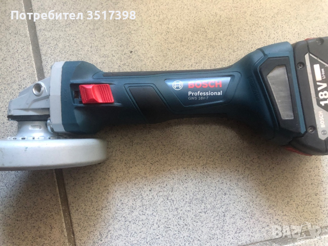 Акумулаторен ъглошлайф Bosch