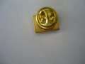 Значка с 12 звезди, златист метал, снимка 2