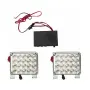 LED сигнална лампа маяк 155mm/123mm/95mm 12V оранжева 1 режим, снимка 1
