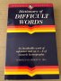 Dictionary of Difficult Words- Robert H. Hill, снимка 1