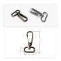 Метални карабинки за чанти - Въртяща се основа - 20мм, 25мм, 30мм, 4бр, снимка 4