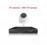 IP комплект  пакет за видеонаблюдение 8 канален NVR DVR + IP камера