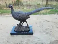 Бронзова статуетка Фазан Франция , снимка 1