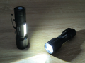 LED Джобен фенер с 3 режима, презареждаем, с USB кабел в зелена кутия, снимка 2