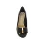 Модни дамски обувки Елиза, на висок ток, в черен цвят, снимка 2