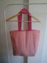 Нова розова плажна / пазарска чанта "Lancome" / Ланком, шопинг, дамска, чантичка, торба, плаж, пазар, снимка 8