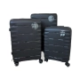 Комплект куфари 3 в 1 – Полипропилен, Ултра здрави, Леки, Черен цвят, снимка 4