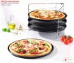 Комплект за печене на пица Kitchen Club, 4 броя тави, снимка 2