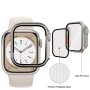 Кейс + Стъклен Протектор за Apple Watch 6 | SE | 5 | 4 - 44mm - Aдаптер към Apple Watch Ultra, снимка 1 - Смарт гривни - 41170188