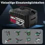 КОМПЛЕКТ ОТ 2бр. БАТЕРИИ 18V 5.0Ah BOSCH LI-ION PBA PSB PSR GARDENA , снимка 2