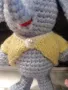 Плетена играчка Слон, Слонче, Плетени, ръчно изработени, прекрасен подарък, снимка 4