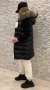 Дамски елек с лисица Moncler код 45, снимка 1 - Елеци - 35710162