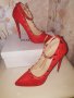 Червени обувки Valentino реплика, снимка 3