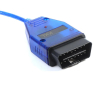 Диагностичен Кабел VAG COM 409.1 KKL Адаптер OBD2 USB Интерфейс CH340 Чип +Приложен Диск със Софтуер, снимка 4
