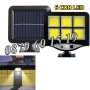 LED соларна лампа с отделен соларен панел с кабел 5 м/соларен прожектор, снимка 4