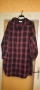 Красива,макси, дамска, карирана туника тип риза на марката-Janina, снимка 1