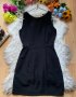 Черна рокля с верижка Манго, снимка 1 - Рокли - 42101071