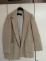 Дамски бежово сако, размер М, Zara, снимка 1 - Сака - 44569709