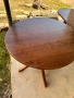 Кръгла дървена маса, снимка 3