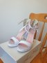 Сватбени обувки, Бели обувки, снимка 1 - Дамски обувки на ток - 44495534