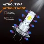 Mini LED лампи за фарове, H7 3570 - комплект 2 бр., снимка 6
