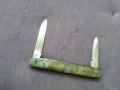 Сърп и чук джобно ножче от соца седеф №9, снимка 2
