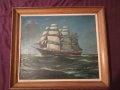 Прекрасна картина кораб, снимка 2