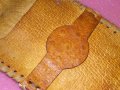 СТАР СТИЛНО ОРНАМЕНТИРАН КОЖЕН КАЛЪФ За ОЧИЛА ЕСТЕСТВЕНА КОЖА РЪЧНА АРТ ИЗРАБОТКА 42900, снимка 9
