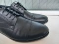 МЪЖКИ ОБУВКИ - ЕСТЕСТВЕНА КОЖА - ЧЕРНИ , снимка 4