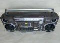 Мини BOOMBOX, радиокасетофон Sanwa 7096 / Japan, снимка 4