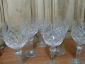 Кристални чаши за вино Чехословакия, снимка 3