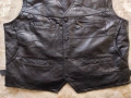 Мъжки елек от естествена кожа - размер XL/XXL, снимка 2