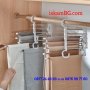 Закачалка за панталони 5 в 1, 2 позиции, Сгъваема - КОД 3824, снимка 3