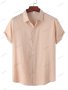 Мъжка памучна ежедневна риза с къс ръкав в плътен цвят, 10цвята , снимка 4