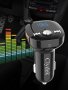 Bluetooth FM адаптер за кола Clydek V5.0/Hand-Free разговори/двойно USB/QC3.0 бързо зареждане/TF, снимка 8