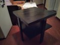 Стабилна дървена маса 60×60×60 см., снимка 3