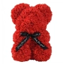 Плюшено мече с LED рози - подарък за мама, момиче, баба - комплект вечни рози 25 см, снимка 2
