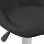 vidaXL Бар табуретки, 2 бр, черни, кадифе, снимка 8
