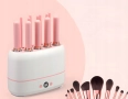 Професионална сушилня за грим четки, уред за сушене на четки за грим, вместмост 12 четки + 2 бр. гъб, снимка 2