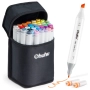Ohuhu Oahu Art Markers Set-перманентни маркери, комплект 40 цвята, снимка 4