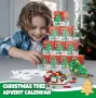 Адвент календар за Коледа, коледен конструктор с блокчета, 701 части, коледен календар изненада, снимка 6