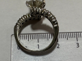 Дамски сребърен пръстен 925, 6,94гр, снимка 4