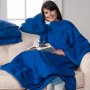 SNUGGIE - олекотено поларно одеяло с ръкави, снимка 1 - Други - 39032397