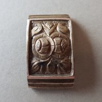Възрожденска сребърна част колан гривна кюстек пафти, снимка 5 - Антикварни и старинни предмети - 39567417