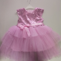 Прелестна рокля с тюл , снимка 2 - Детски рокли и поли - 36059692