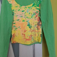 Блуза дълъг ръкав по-къса еластична, снимка 3 - Блузи с дълъг ръкав и пуловери - 41771691