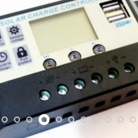   Соларен контролер с дисплей за 12 и 24  сволтови акумулатори и системи, снимка 5 - Къмпинг осветление - 41160904